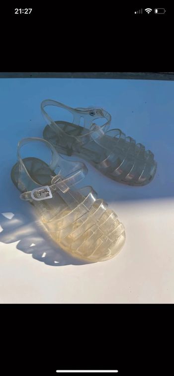 Sandale transparente enfant