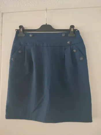 Jupe bleue marine