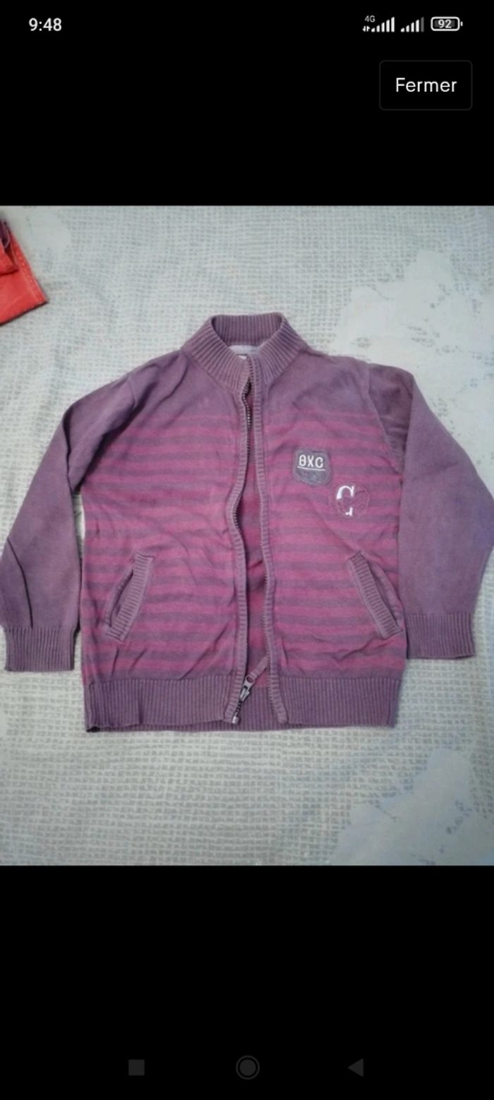 Gilet zippé 6 ans