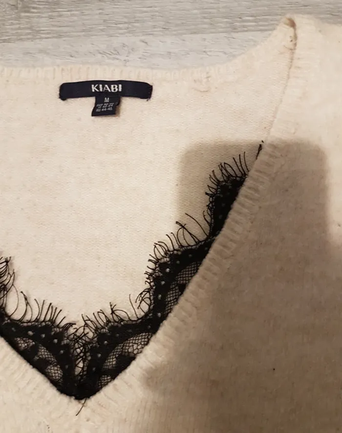 Pull dentelle - Kiabi - T.M - photo numéro 2