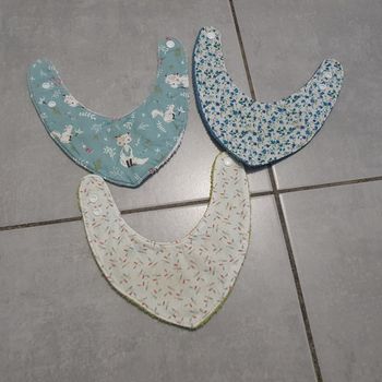 Lot de 3 bandanas bavoir bébé