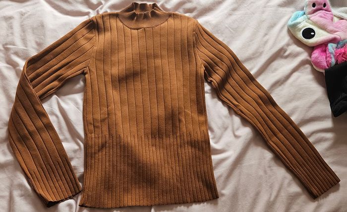 Pull marron - photo numéro 3