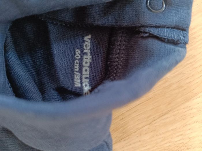 Lot de 2 sous pull neuf 3 mois vert baudet - photo numéro 4