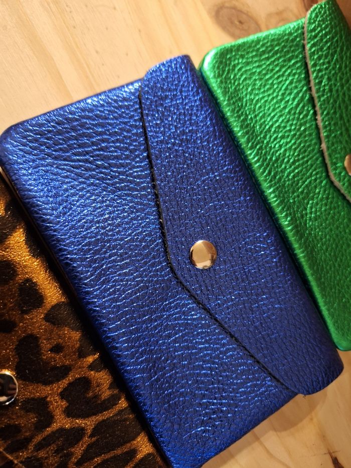 Trio de portemonnaie maxi cuir - photo numéro 3