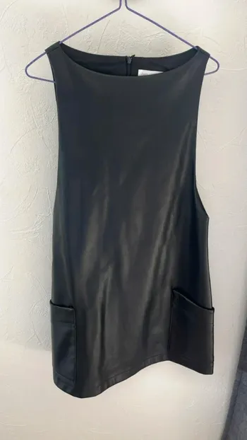 Robe Zara simili cuir fille