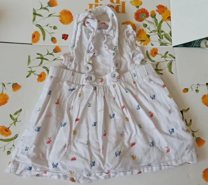 Robe blanche chat 12M - photo numéro 2
