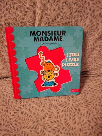Livre puzzles monsieur madame