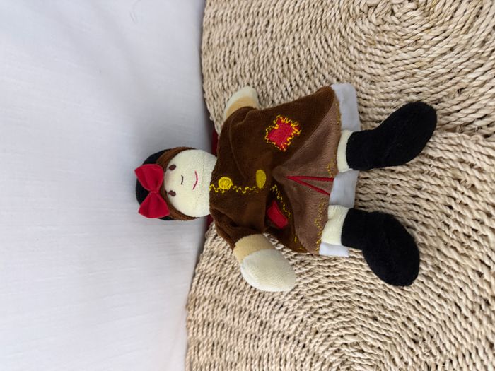 Doudou marionnette asiatique avec sa natte - photo numéro 2