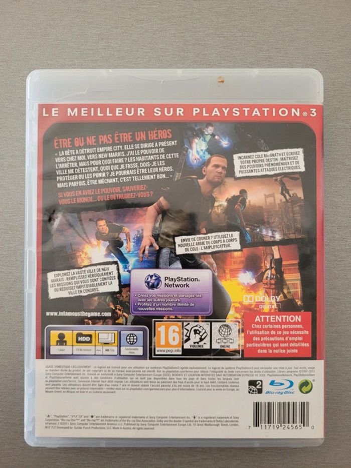 Jeux vidéo PS3 infamous 2 - photo numéro 2