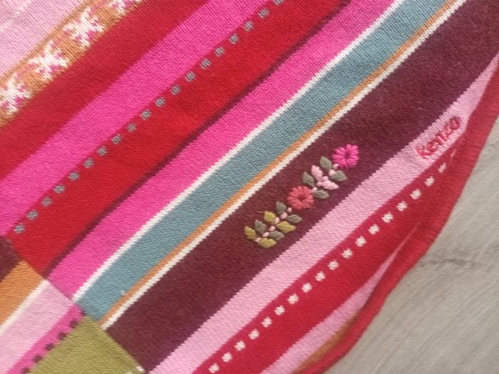 poncho  4 ans fille  Kenzo kids magnifique peu porté cape cappe avec capuche - photo numéro 2