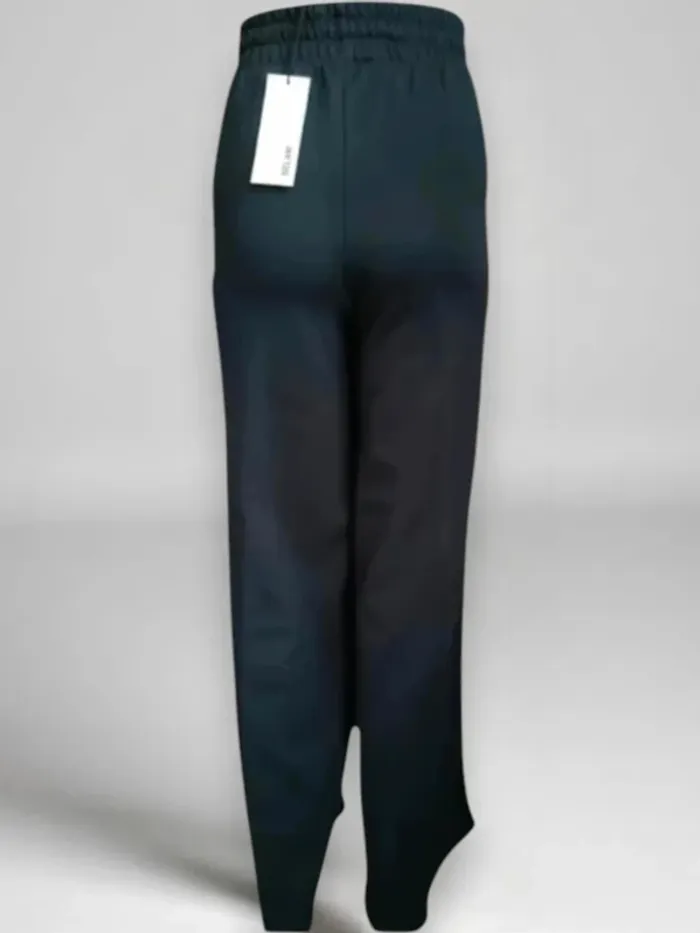 Pantalon  BELAIR chic et décontracté coupe droite jambe large flare ,taille ajustable - photo numéro 3