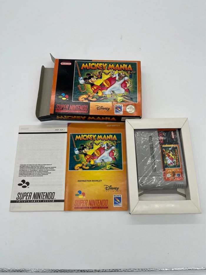 Mickey Mania Super Nintendo Snes Game - Cib Pal VGC Complet TBE - photo numéro 10
