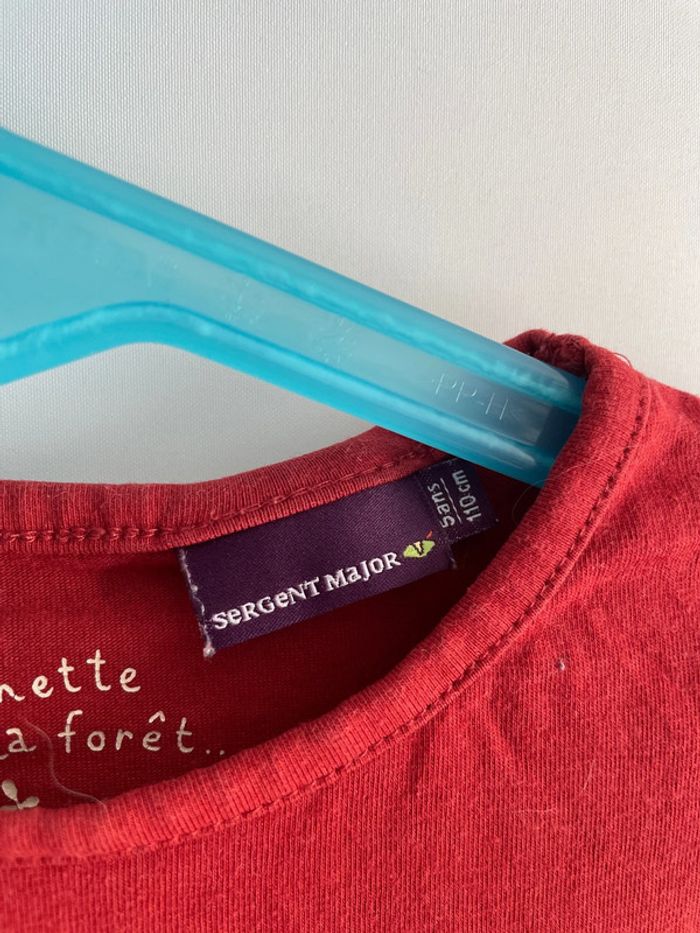 T-shirt 5 ans sergent major - photo numéro 3