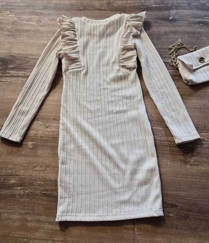 Robe côtelée + sac - photo numéro 4