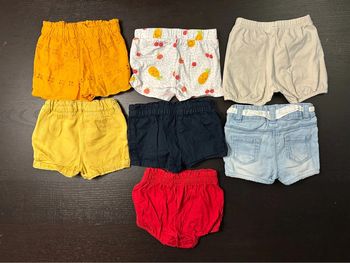 7 shorts 6 mois