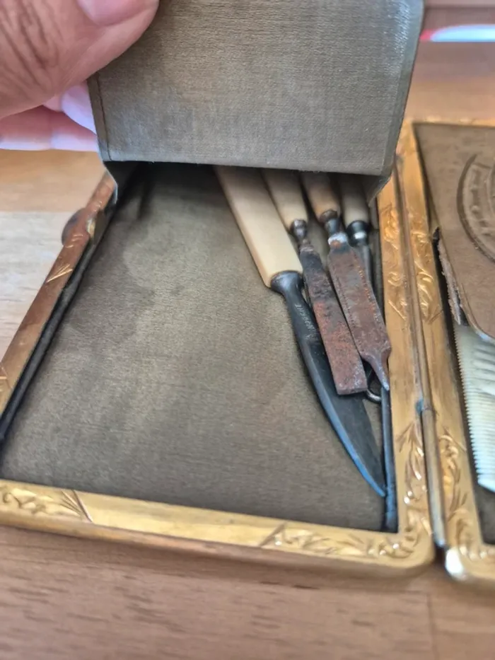 Portefeuille porte carte  ancien 1900 - photo numéro 6