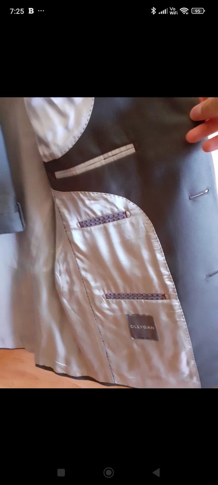 Costume gris 2 pieces - photo numéro 2