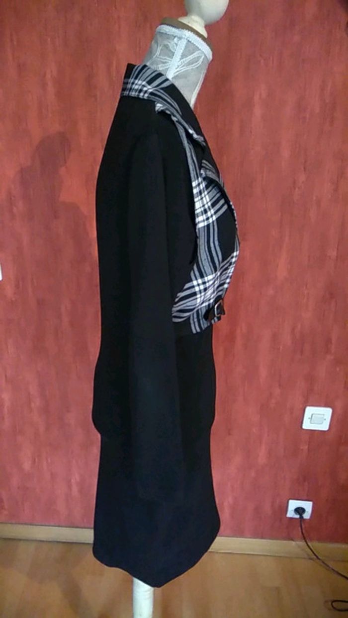 Robe moulante 2 en 1 avec effet blazer - photo numéro 4