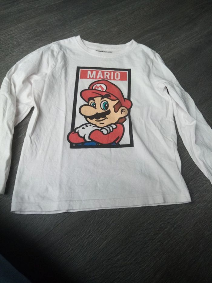 Tee shirt manche longue Mario 8A