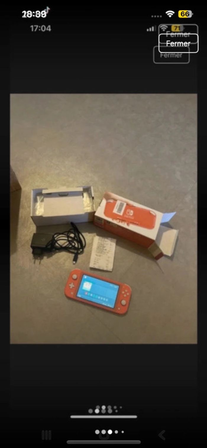 Nintendo switch lite rose - photo numéro 3