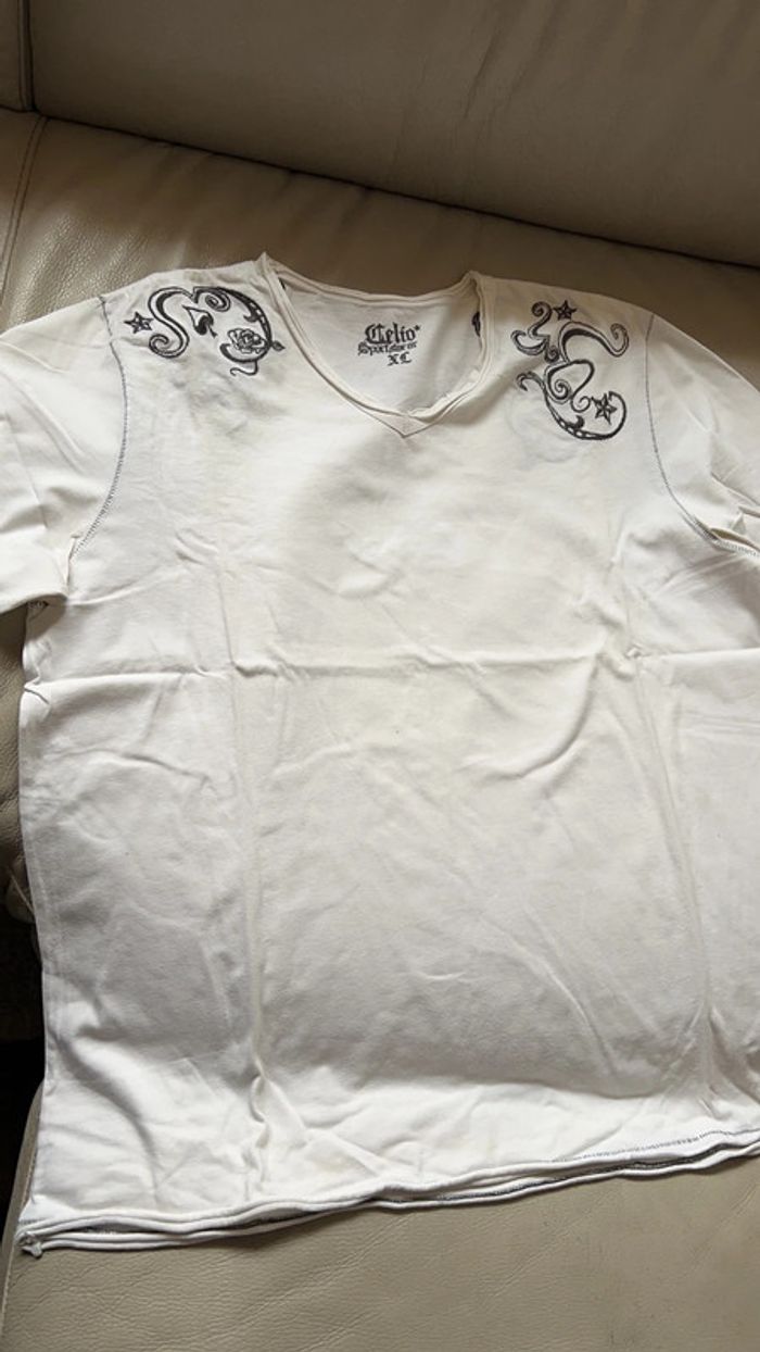 Teeshirt avec broderie XL Celio