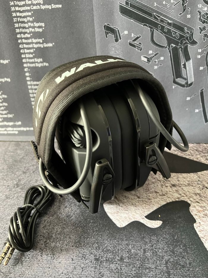 Casque électronique anti-bruit tir sportif chasse - photo numéro 4