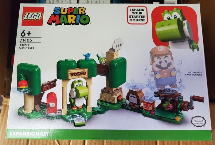 LEGO 71406 Super Mario - La maison cadeau de Yoshi.