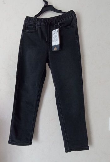 Jean noir garçon 8 ans