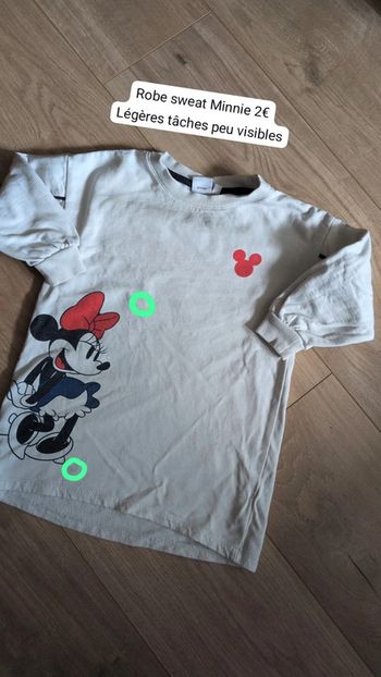 Robe sweat Minnie 4 ans