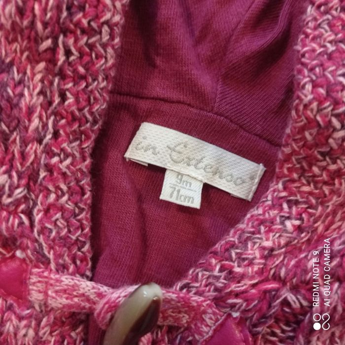 Gilet rose chiné 9mois - photo numéro 5