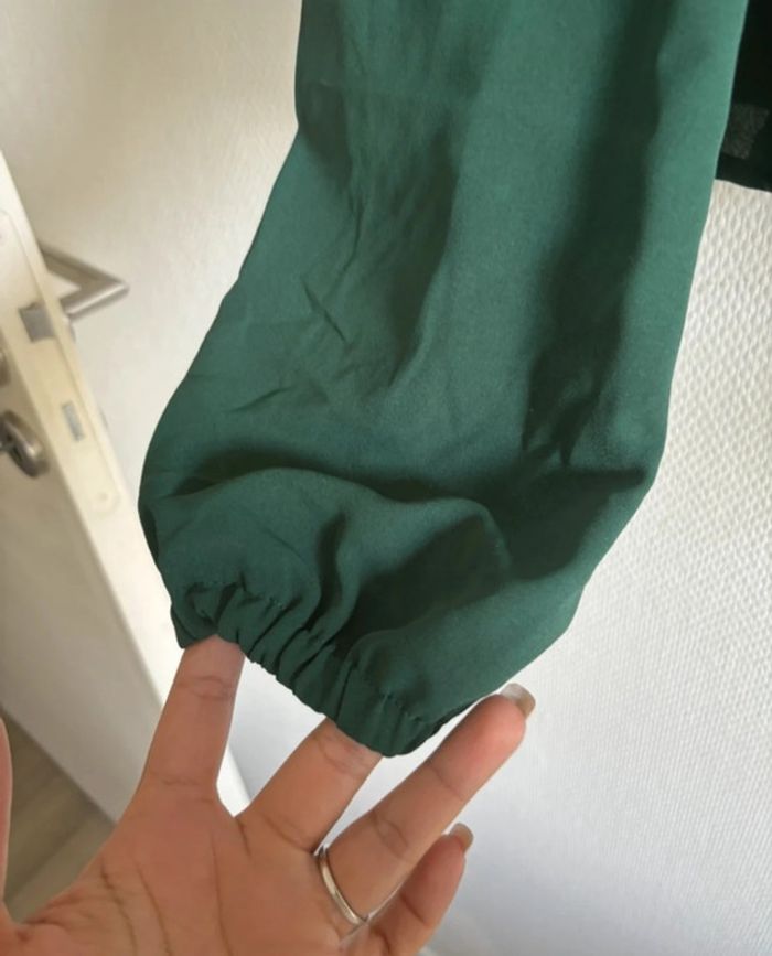 Blouse dentelle verte - photo numéro 4