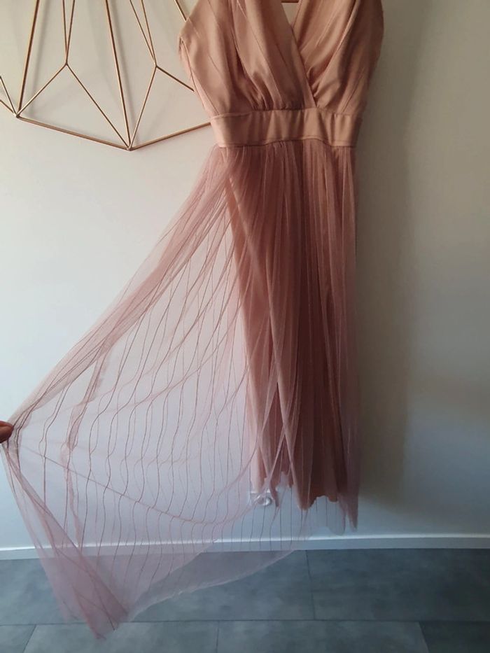 Robe soirée mariage baptème coktail   T 38 - photo numéro 7