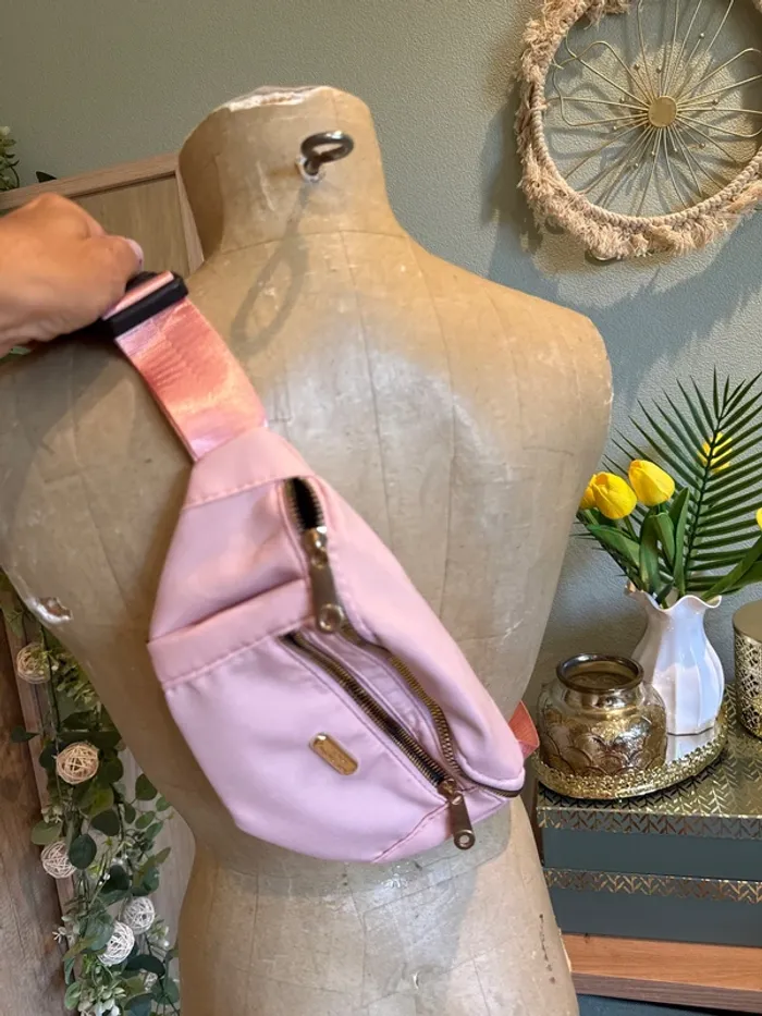 Sac banane rose femme