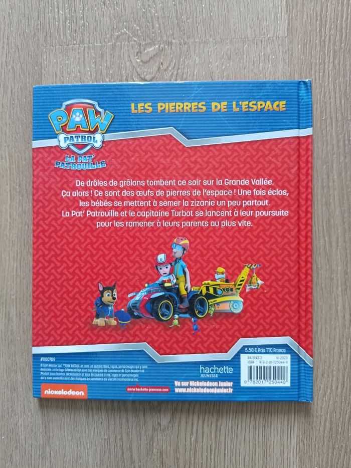 Livre pat patrouille les pierres de l'espace - photo numéro 2
