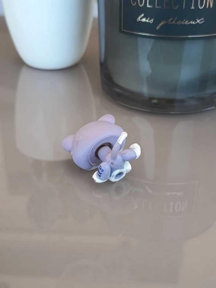 Littlest Pet Shop #2033 purple grey kitten cat - photo numéro 3