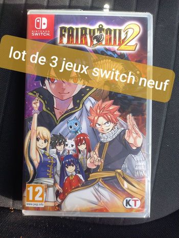 Lot de 3 jeux switch NEUF