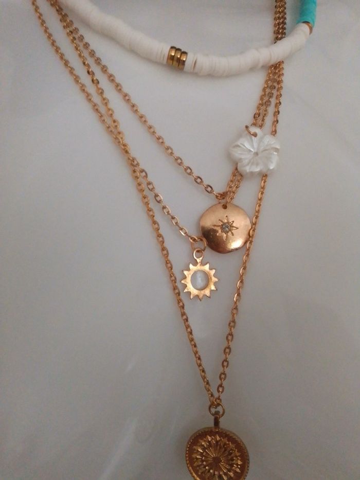 Collier multirang bohème - photo numéro 2