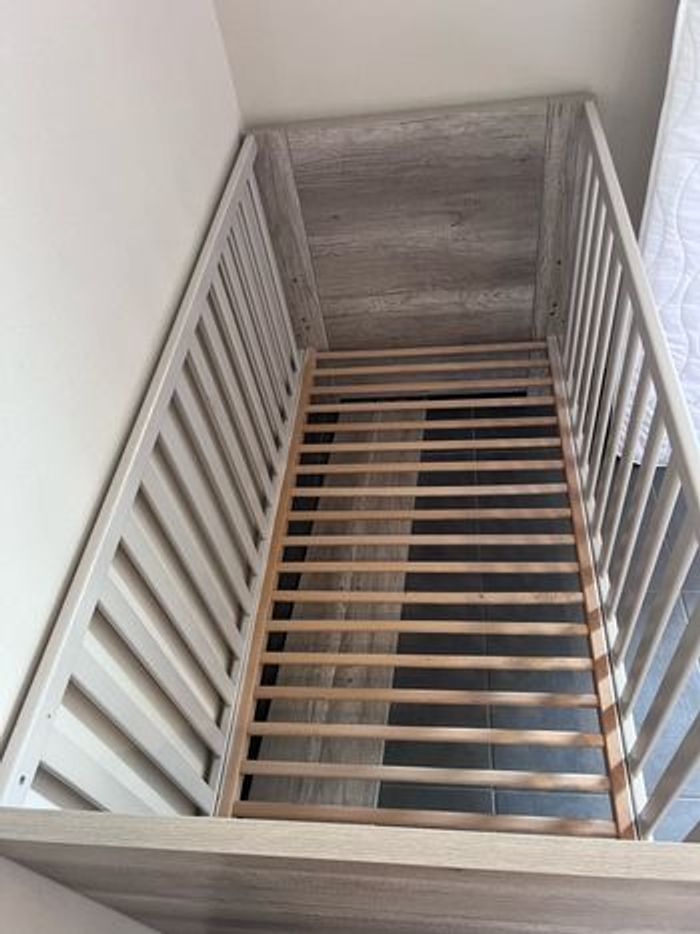 Lit bébé évolutif Sauthon+matelas - photo numéro 3