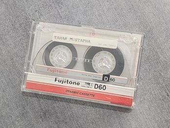 Cassette audio – Fujitone D60 (mixtape maison) – “Hadj Mohamed El Arti” / “Ftahar Mustapha”