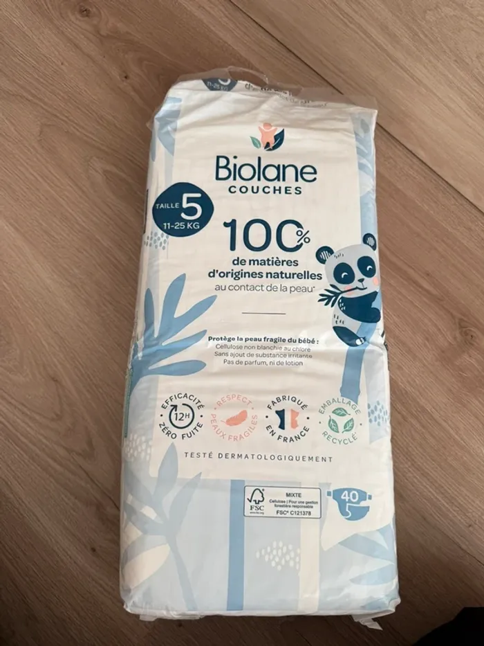 Couches biolane