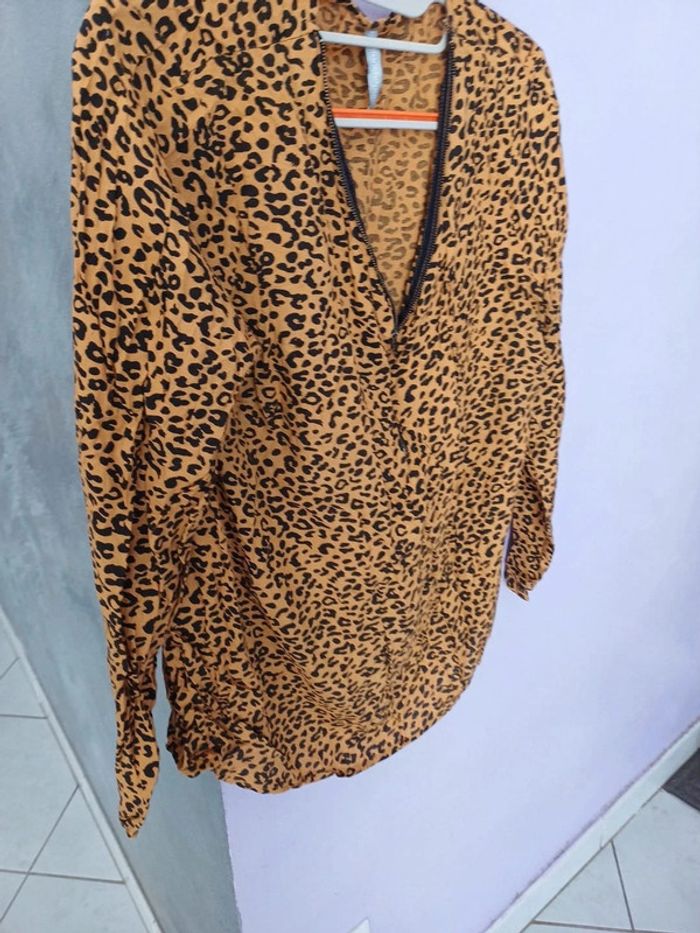 Chemise femme fluide à fermeture eclaire - photo numéro 4