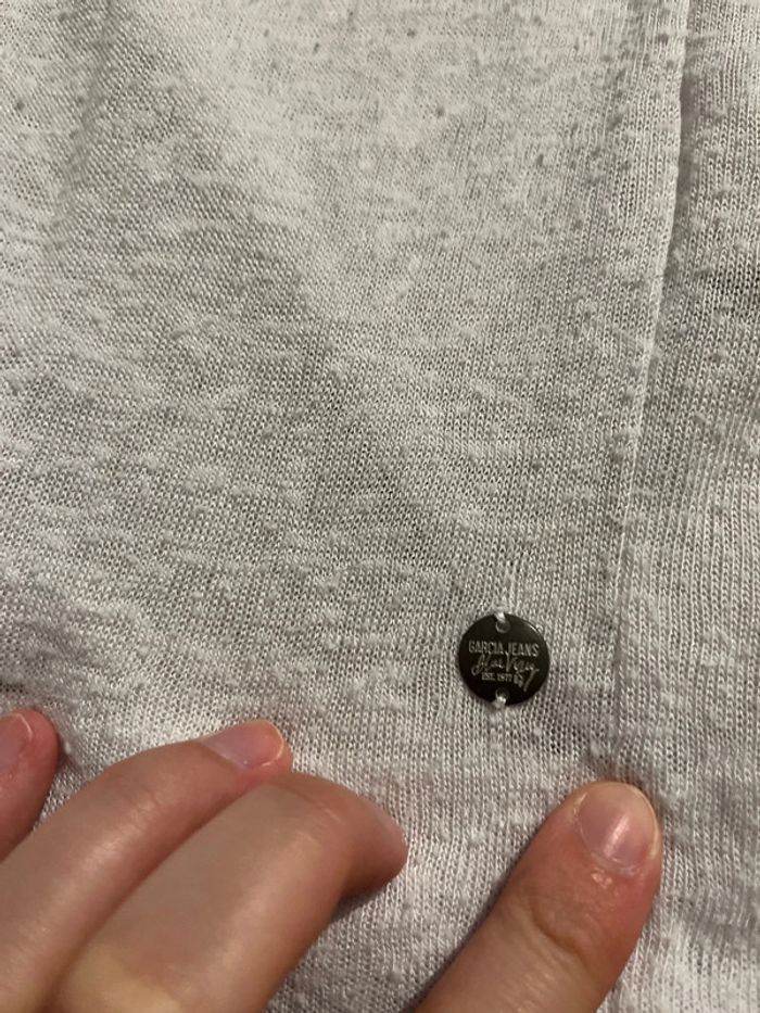 Gilet blanc, fille - photo numéro 2