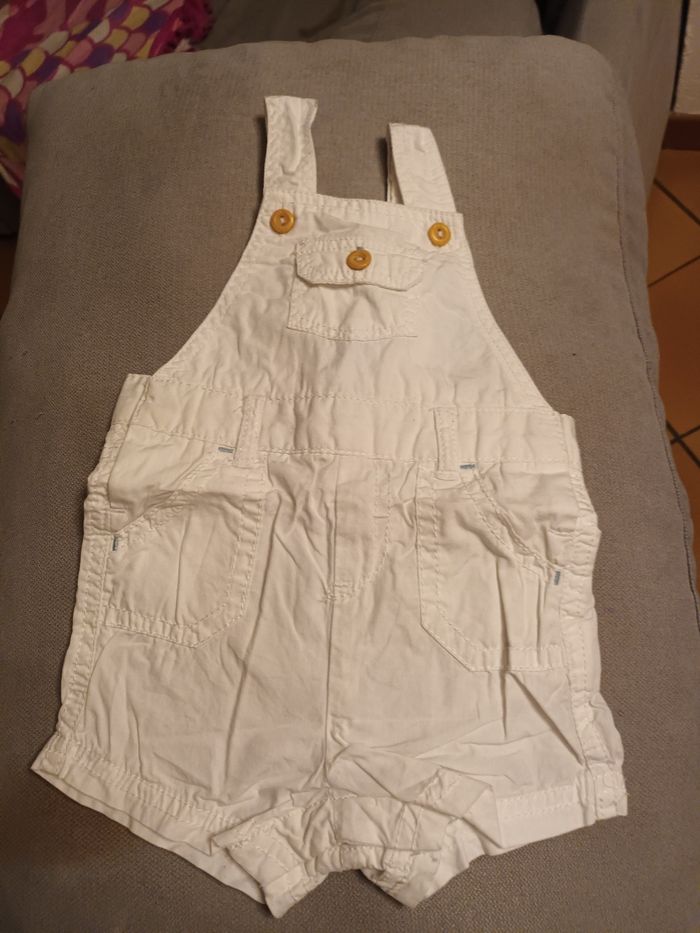 Salopette short 9 mois