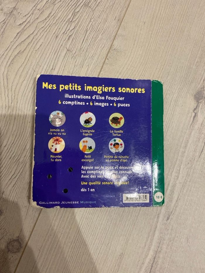 Mes petits imagier sonores mes comptines - photo numéro 3