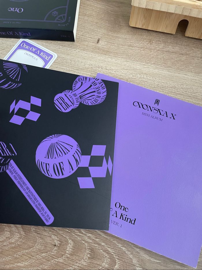 album one of a kind monsta x version 1 - photo numéro 6