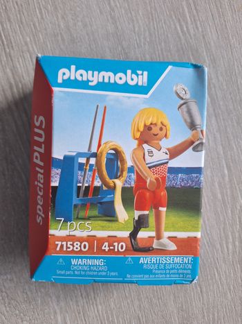 Playmobil champion de javelot 