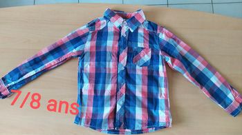 Chemise manches longues 7/8 ans