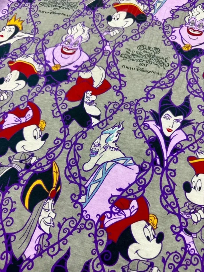 T-shirt Disney Halloween vilains Tokyo Disneyland unisexe - photo numéro 2