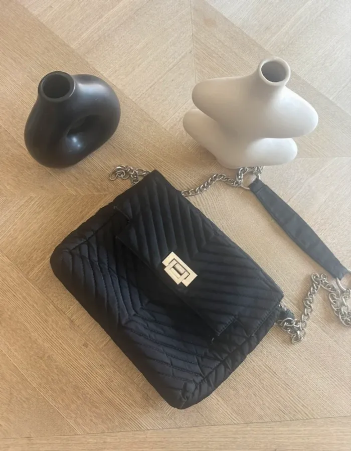 Petit Sac matelassé noir - photo numéro 3