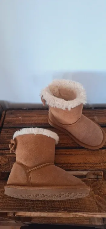 Bottines Gooce enfant – camel & beige - Taille 26 LA tendance